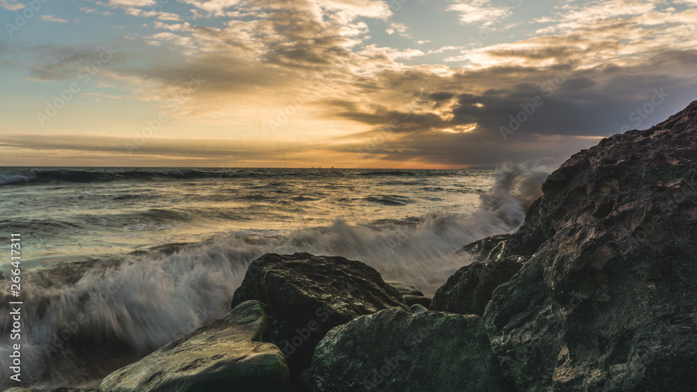 Beautiful California Ocean Sunset