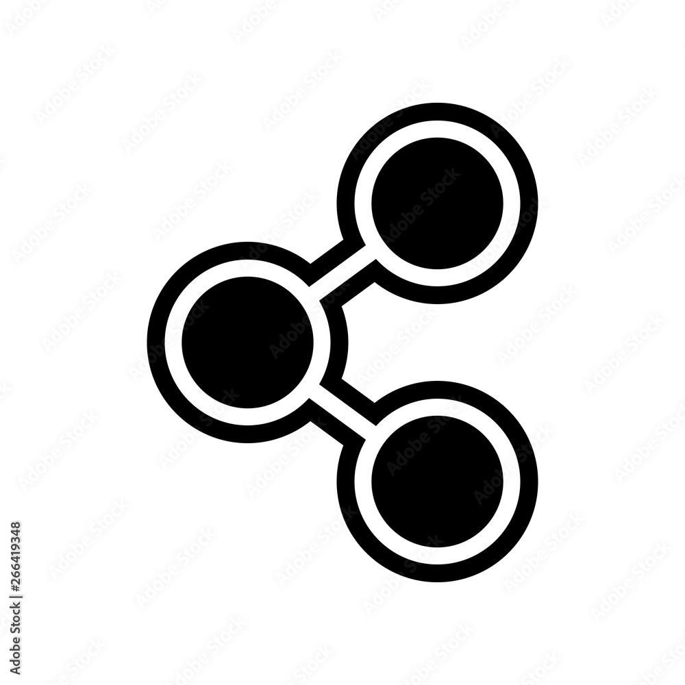 sign of distribution icon. Element of navigation for mobile concept and web apps icon. Glyph, flat icon for website design and development, app development