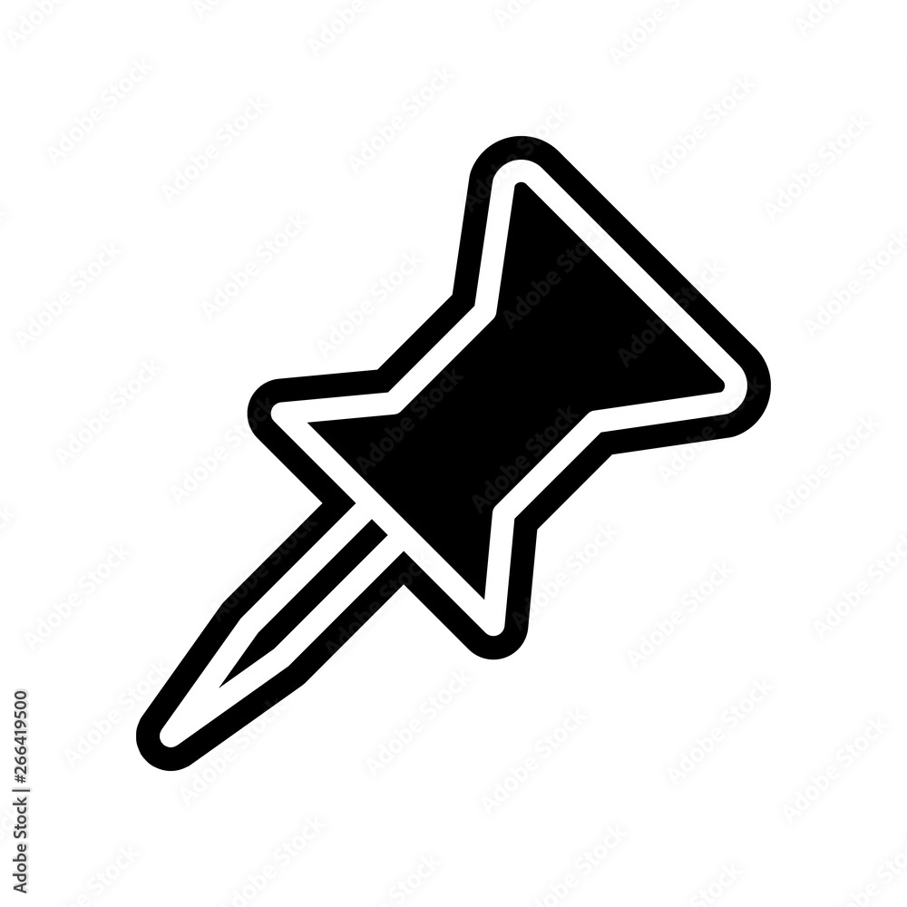 pin for papers icon. Element of navigation for mobile concept and web apps icon. Glyph, flat icon for website design and development, app development pin for papers icon. Element of navigation for mobile concept and web apps icon. Glyph, flat icon for website design and development, app development