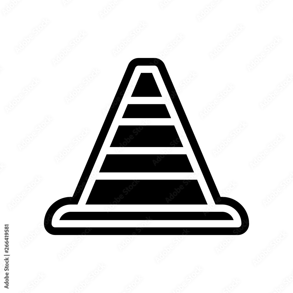 road cone icon. Element of navigation for mobile concept and web apps icon. Glyph, flat icon for website design and development, app development road cone icon. Element of navigation for mobile concept and web apps icon. Glyph, flat icon for website design and development, app development