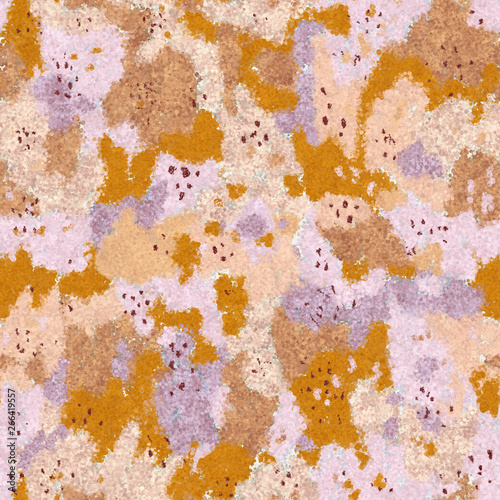 Camouflage abstract hand painted pattern. Modern seamless texture. Packaging, clothing, Wallpaper, greeting cards. © Vita Daneva