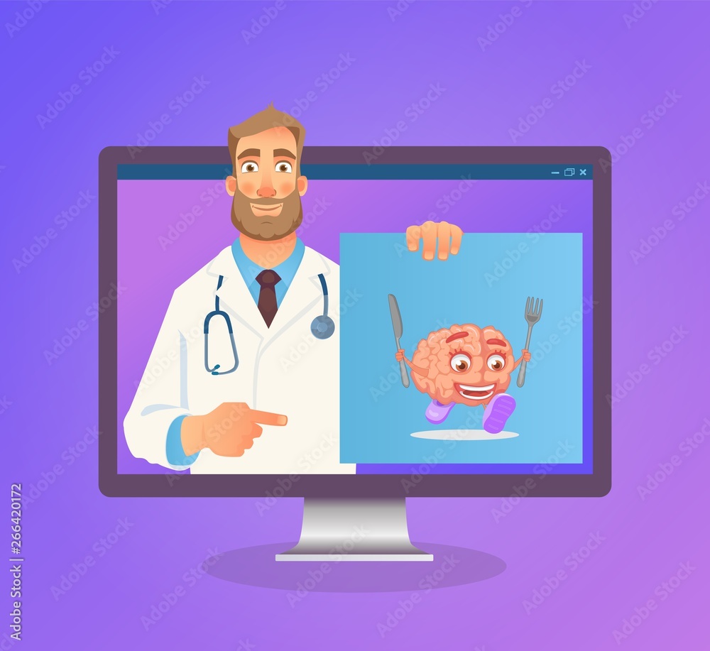 Online medicine concept Online medicine concept