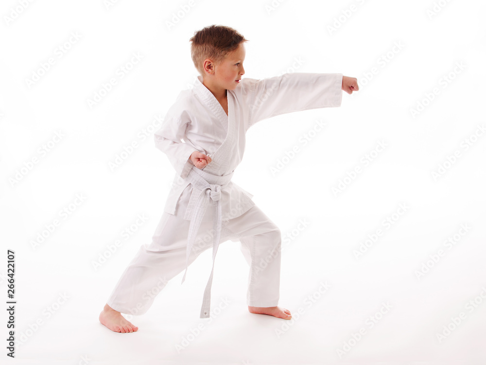 Little karate boy Little karate boy