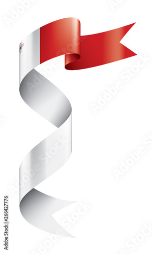 Malta flag, vector illustration on a white background © butenkow
