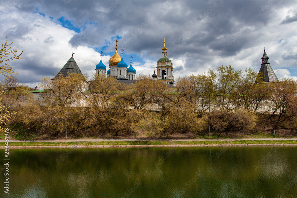 Novospassky stavropigialny monastery in the Tagansky district of Moscow.