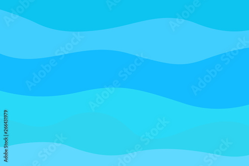 Abstract wavy wallpaper of the surface. Waved background. Cold colors. Pattern with waves. Multicolored dinamic texture