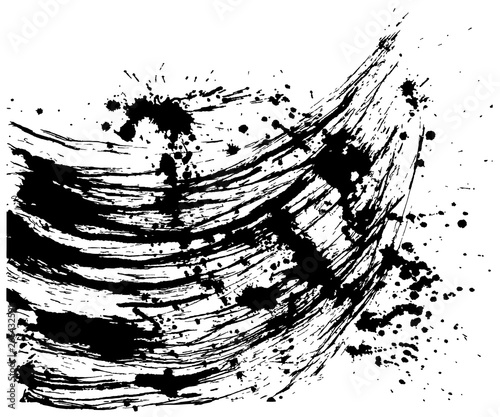 書道 しぶき 毛筆イラスト ブラックフライデー Stock ベクター Adobe Stock
