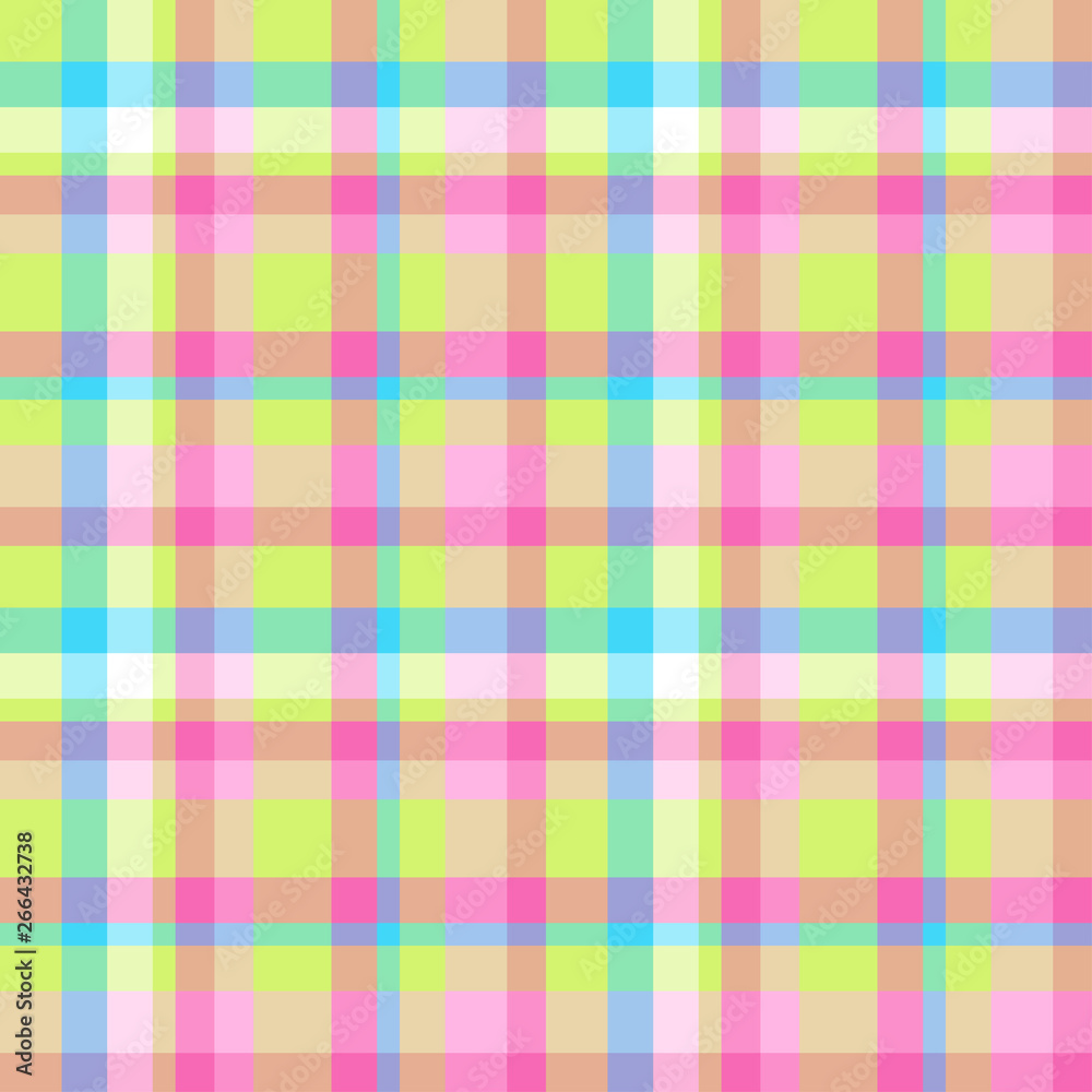 Checkered pattern. Seamless abstract texture with many lines. Geometric colored wallpaper with stripes. Print for flyers, banners and textiles