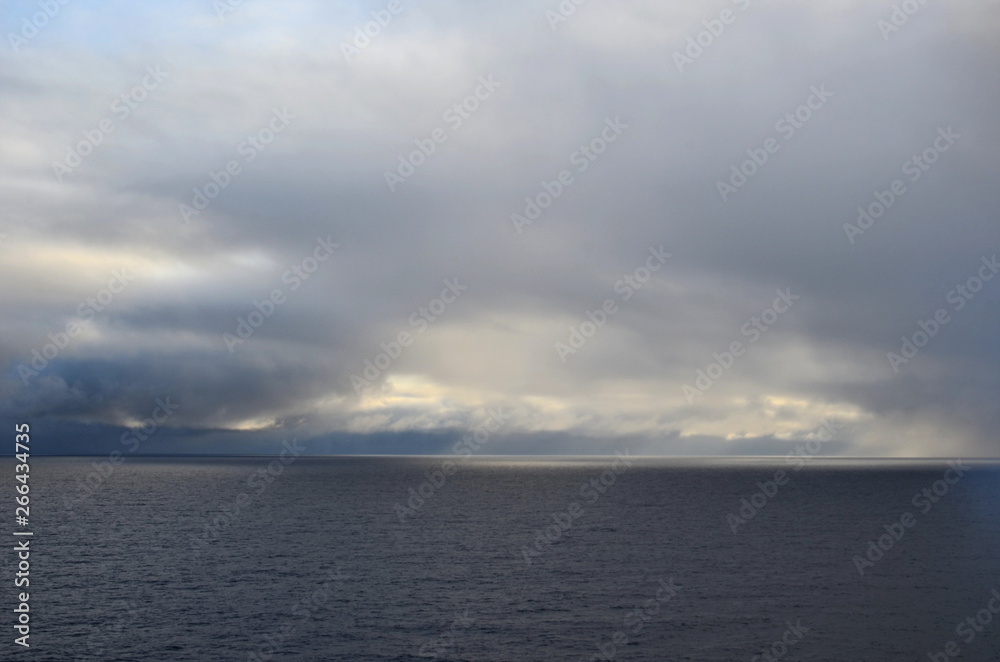Clouds over the Pacific Ocean. Clouds over the Pacific Ocean.