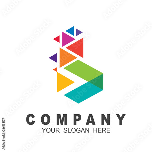 Letter b pixel logo, triangle, colorful logo , technology and digital logotype Free Download Letter b pixel logo, triangle, colorful logo , technology and digital logotype - GFXLoad