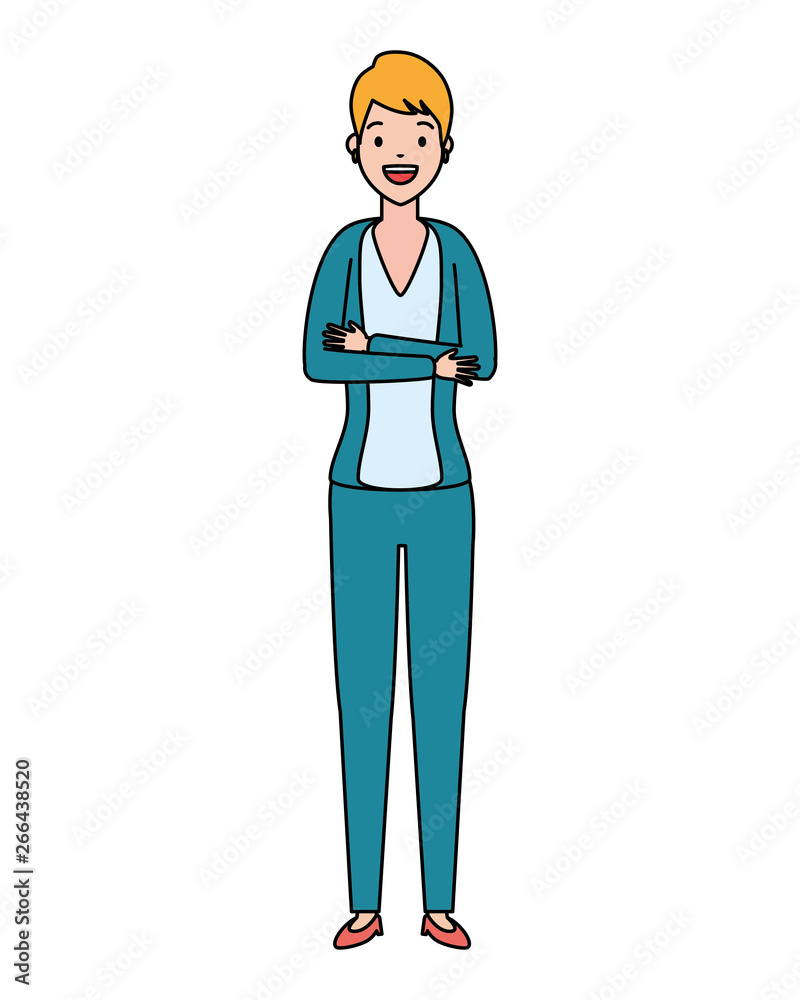 woman standing character woman standing character