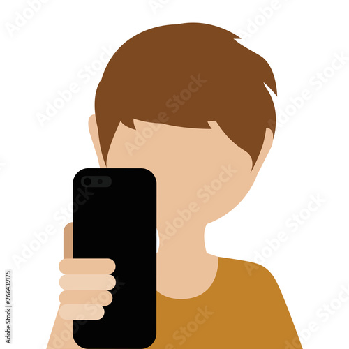 concept of selfie