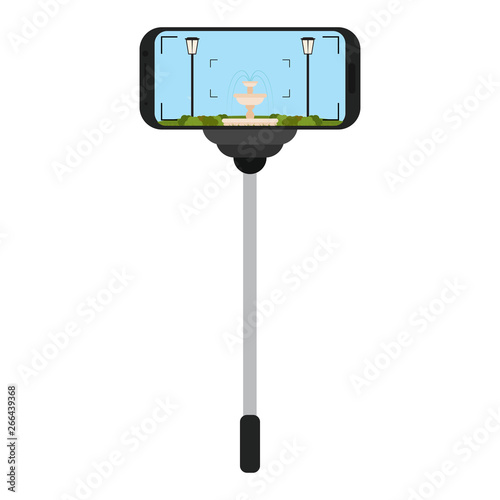 concept of selfie