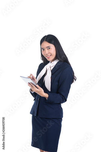 business woman in a suit us...