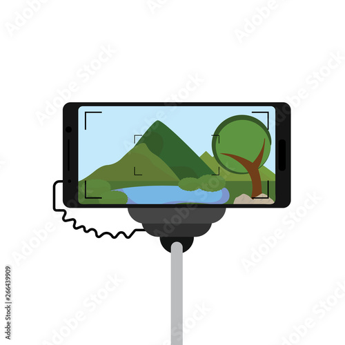 concept of selfie