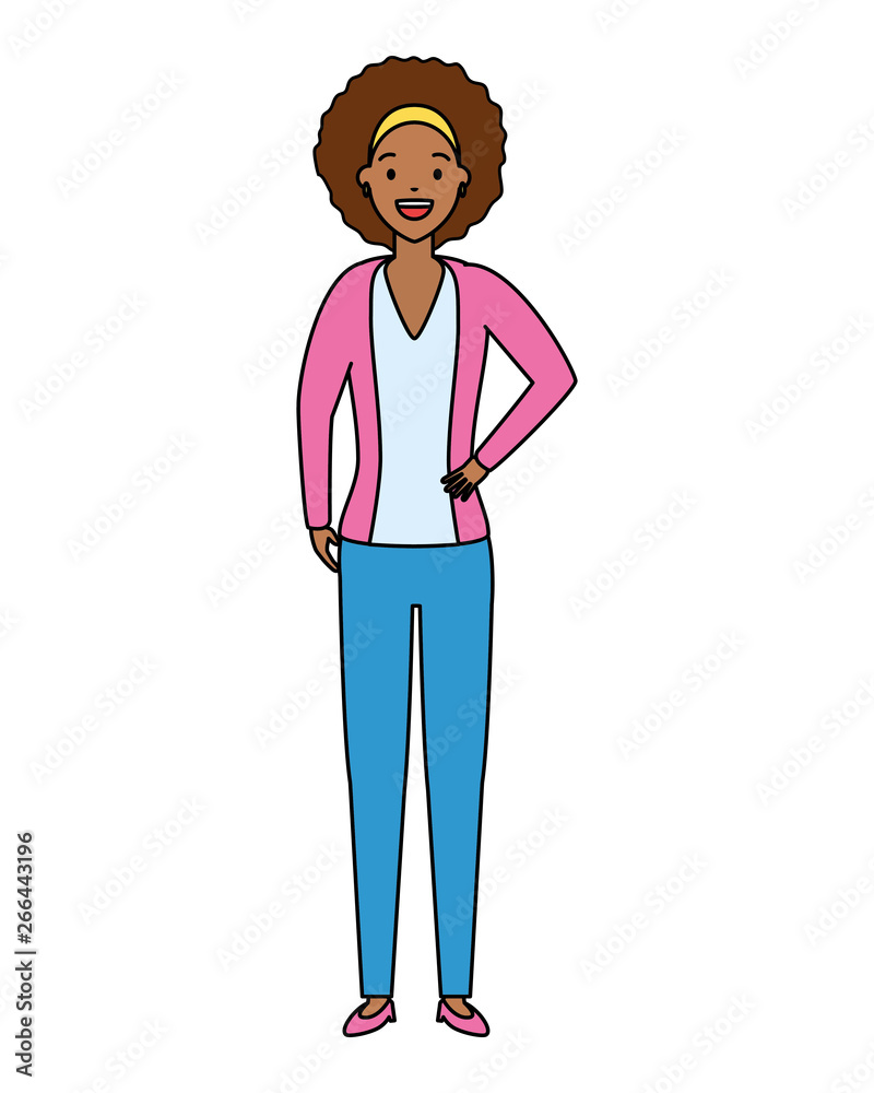 woman standing character woman standing character