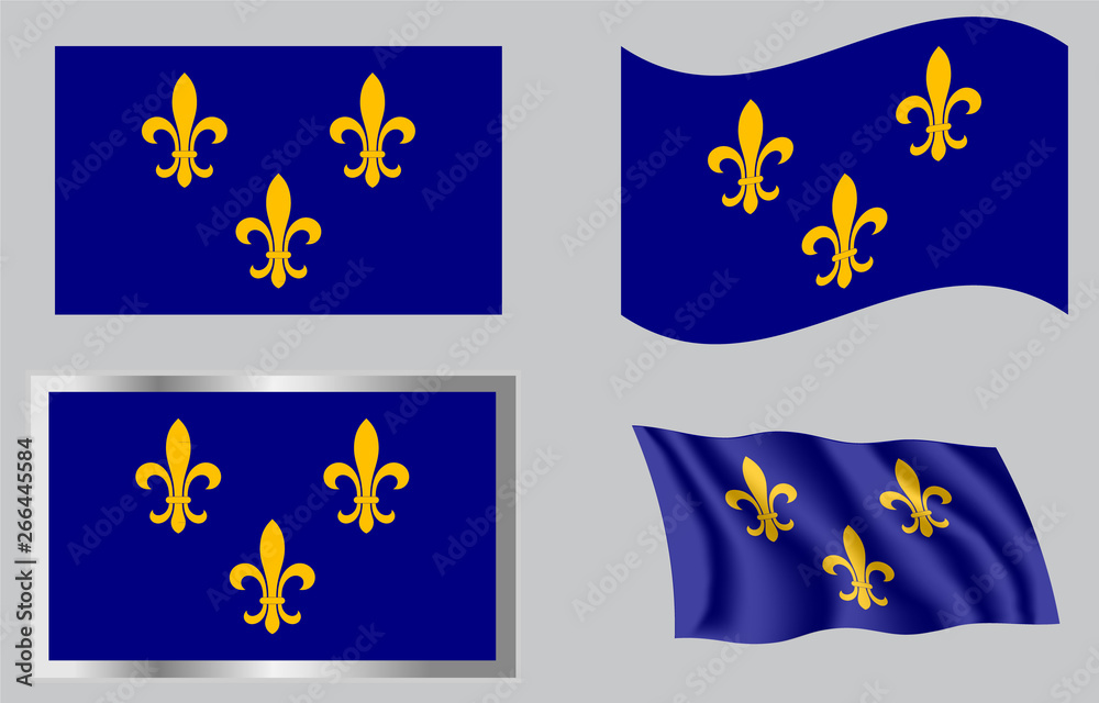 French Fleur-de-lis flag of 1754