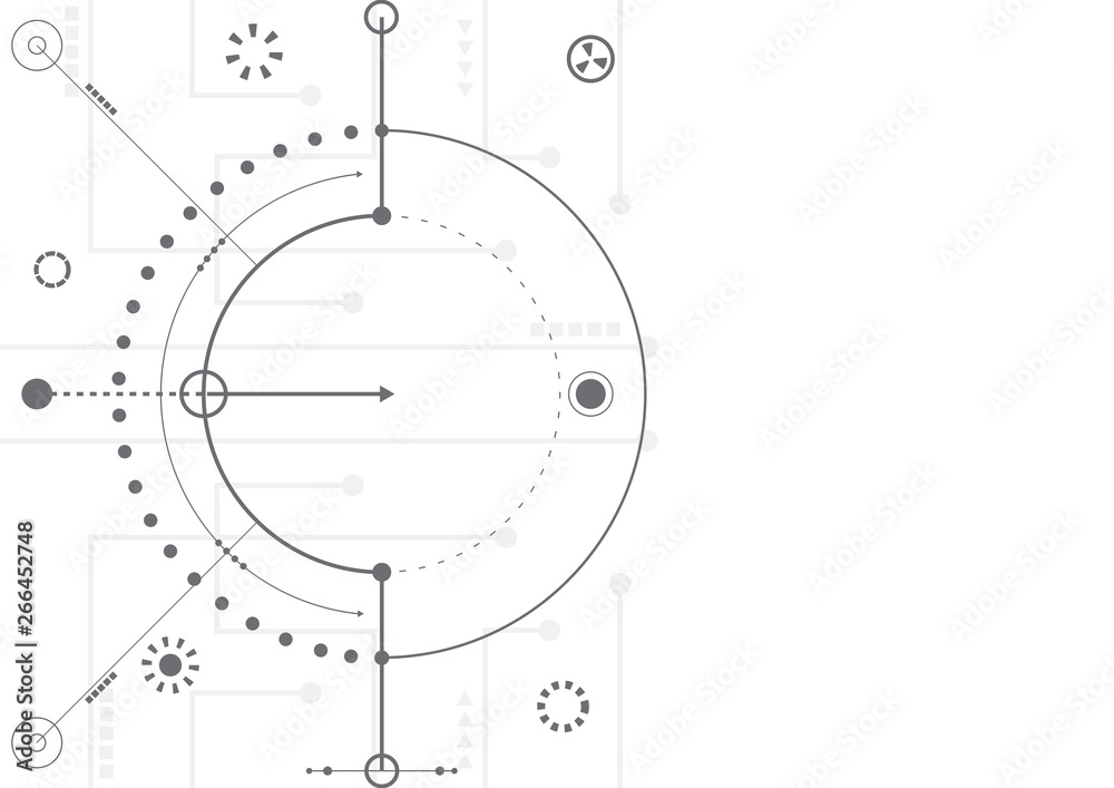 Abstract geometric connect lines and dots.Simple technology graphic background.Illustration Vector design Network and Connection concept.