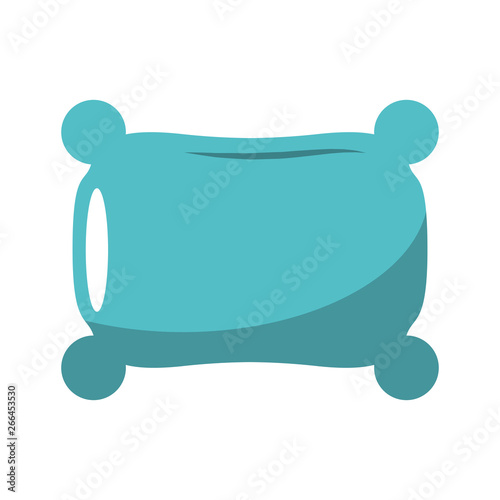 Pillow rest cartoo isolated