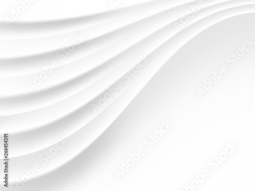 abstract background vector white and gray tone, wave overlapping with shadow modern concept, space for text or message web and book design