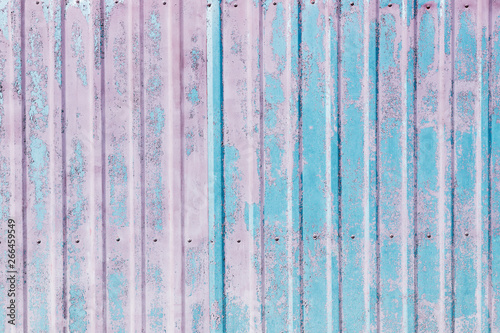  grunge aluminum background with paint blue gray pink