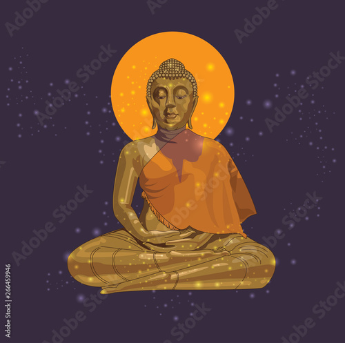 Buddha OF Thailand eps 10 format