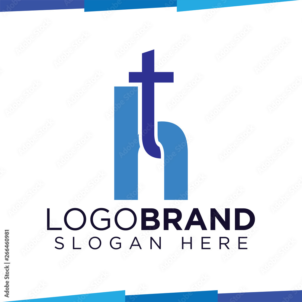 ht Initial Letter logo vector template ht Initial Letter logo vector template