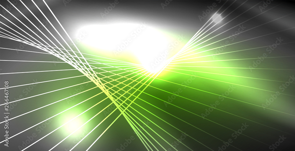 Glossy shiny glowing neon waves Glossy shiny glowing neon waves