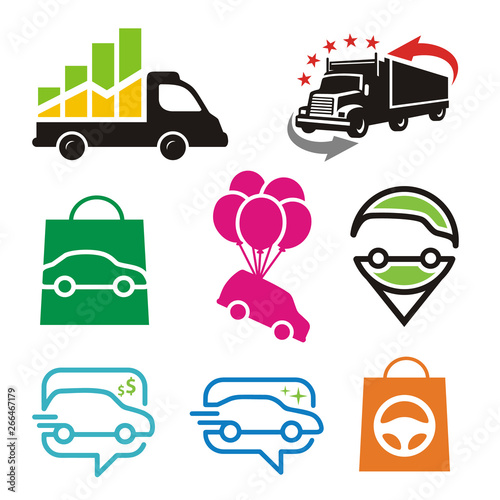 Car / Vehicles / Transportation Logo set  collection 