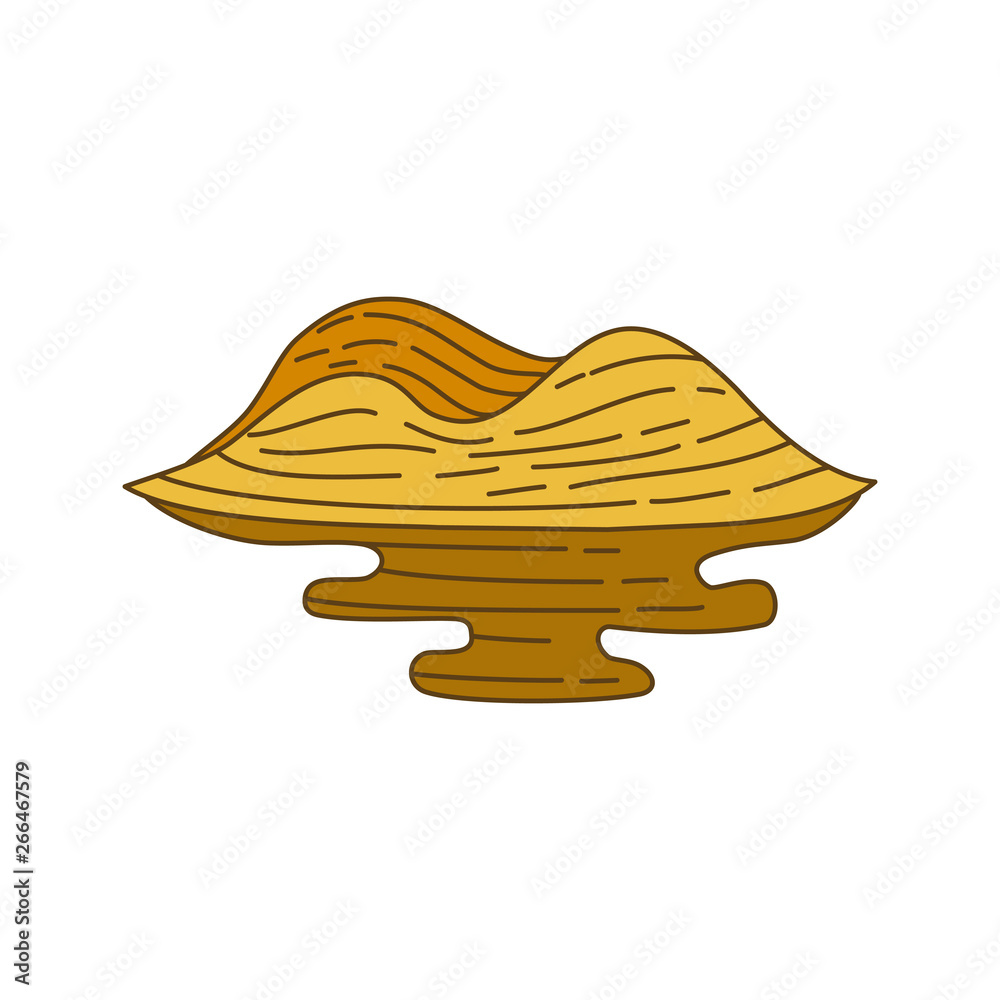 Desert Hill Design Graphic Template Vector Desert Hill Design Graphic Template Vector