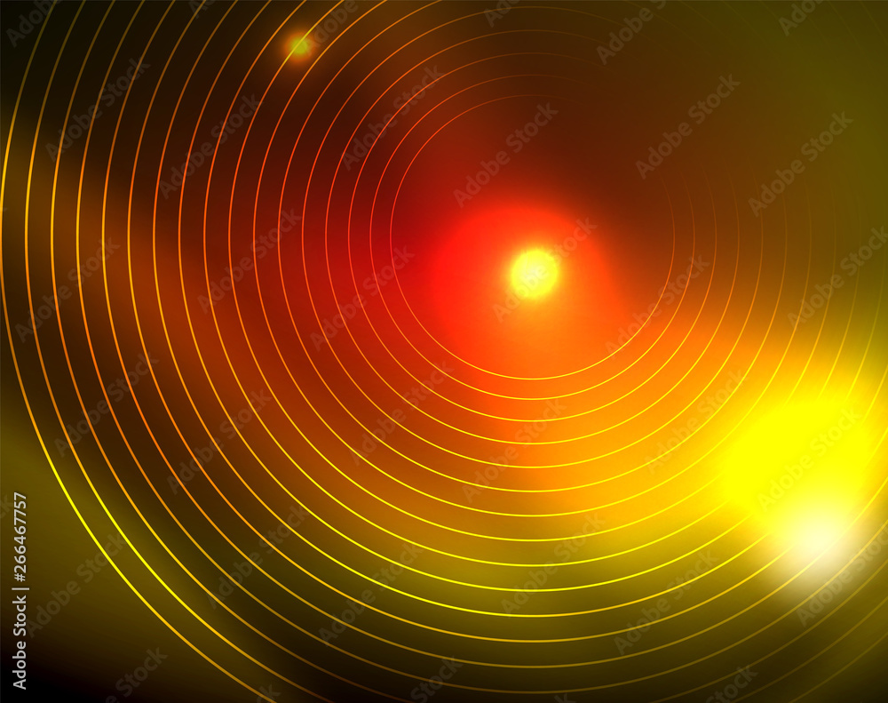 Shiny circles glowing abstract background Shiny circles glowing abstract background