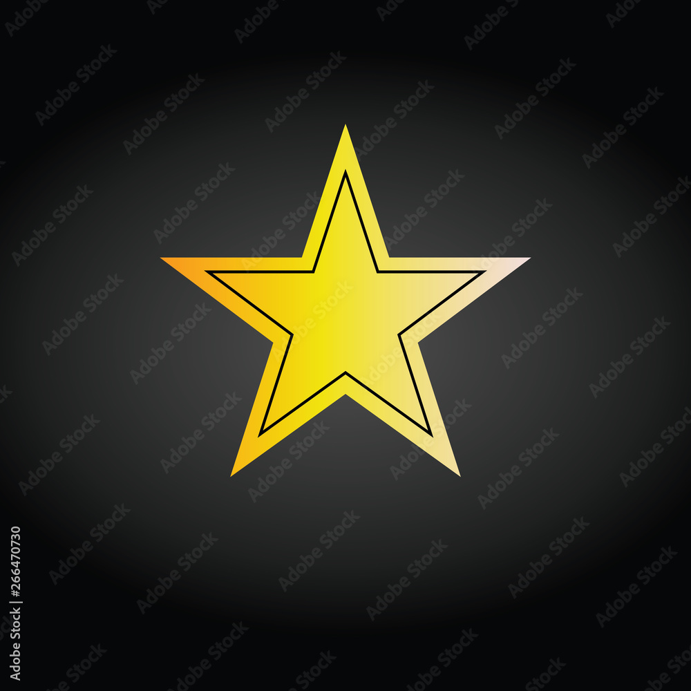 Star Icon vector. Rating symbol for web design - Vector Star Icon vector. Rating symbol for web design - Vector