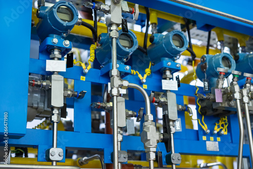 Tablou pe pânză Complex control system of gas equipment