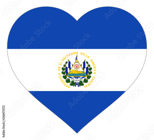 flag in heart vector illustration sign. Flag in the shape of Heart with contrasting contour, symbol of love for his country or valentine day, patriotism.
