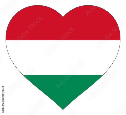 Free Download flag in heart vector illustration sign. Flag in the shape of Heart with contrasting contour, symbol of love for his country or valentine day, patriotism. - GFXLoad