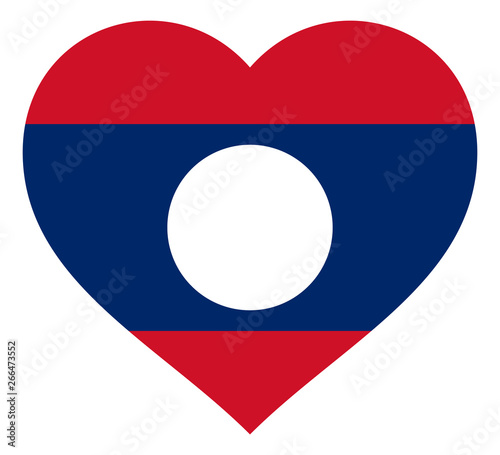 Free Download flag in heart vector illustration sign. Flag in the shape of Heart with contrasting contour, symbol of love for his country or valentine day, patriotism. - GFXLoad