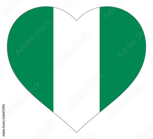 Free Download flag in heart vector illustration sign. Flag in the shape of Heart with contrasting contour, symbol of love for his country or valentine day, patriotism. - GFXLoad