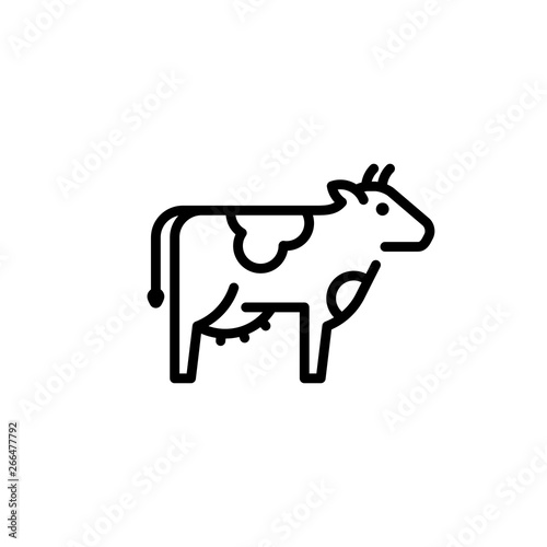 Vector Cow Icon Template
