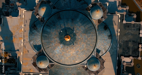 Photography Aerial view of the Federal Territory Mosque, also known as Masjid Wilayah Persek