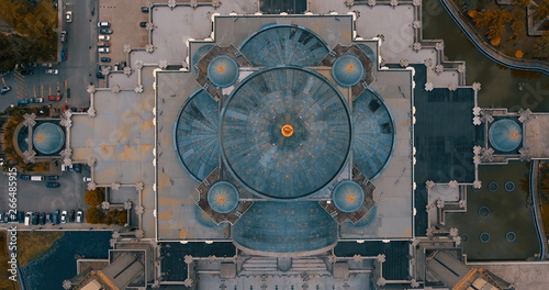 Photography Aerial view of the Federal Territory Mosque, also known as Masjid Wilayah Persek