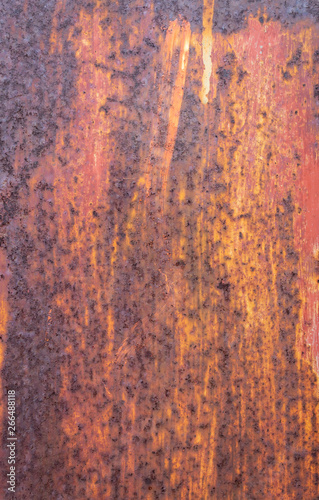 Reddish Weathered Old Rusty Metal Texture