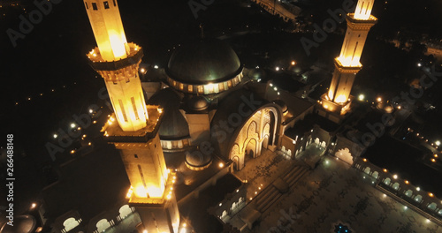 Photography Aerial view of the Federal Territory Mosque, also known as Masjid Wilayah Persek