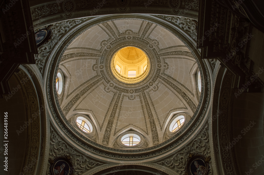 Dome inside the Ta Pinu Sanctuary in Gharb, Malta