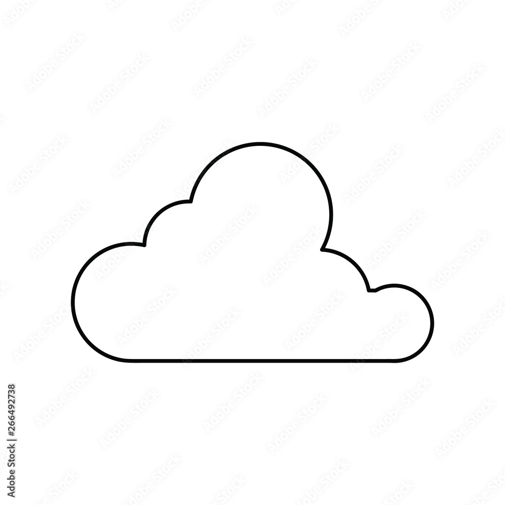 cloud line icon cloud line icon