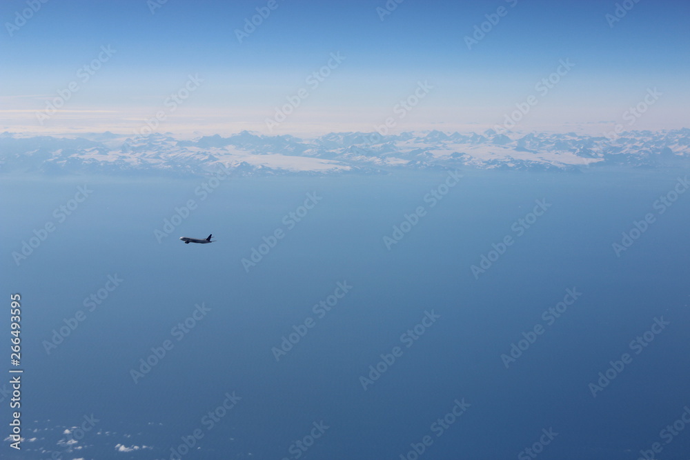 Fototapeta premium view from plane