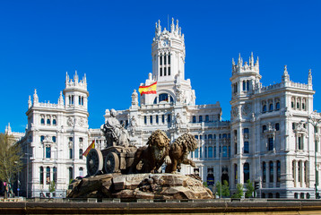 Spain, Madrid, Plaza de Cibeles