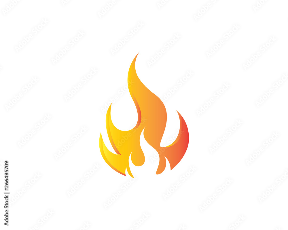 Fire flame Logo Template vector icon Oil, gas and energy logo Fire flame Logo Template vector icon Oil, gas and energy logo