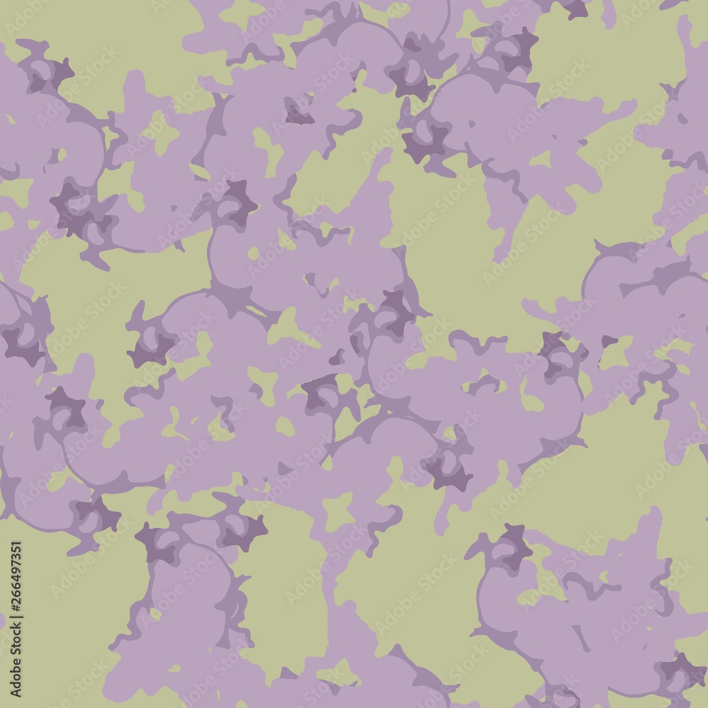 UFO urban camouflage of various shades of green and violet colors UFO urban camouflage of various shades of green and violet colors