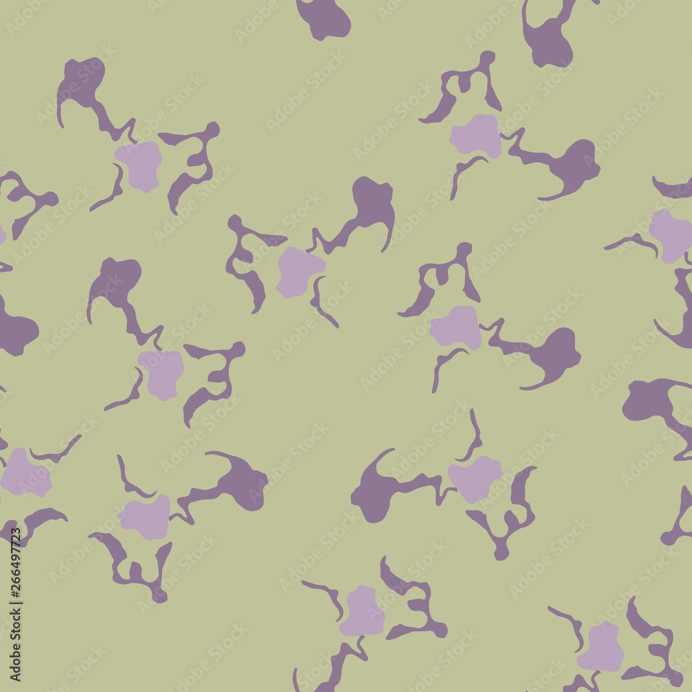 UFO urban camouflage of various shades of green and violet colors UFO urban camouflage of various shades of green and violet colors
