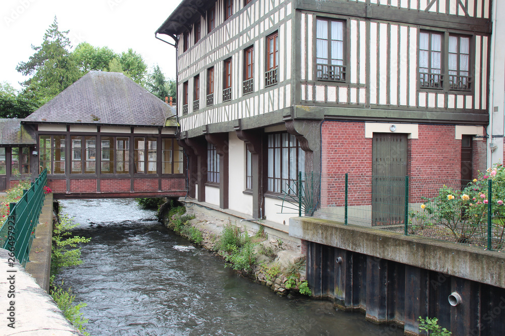 Fototapeta premium half-timbered building in Lisieux (France)